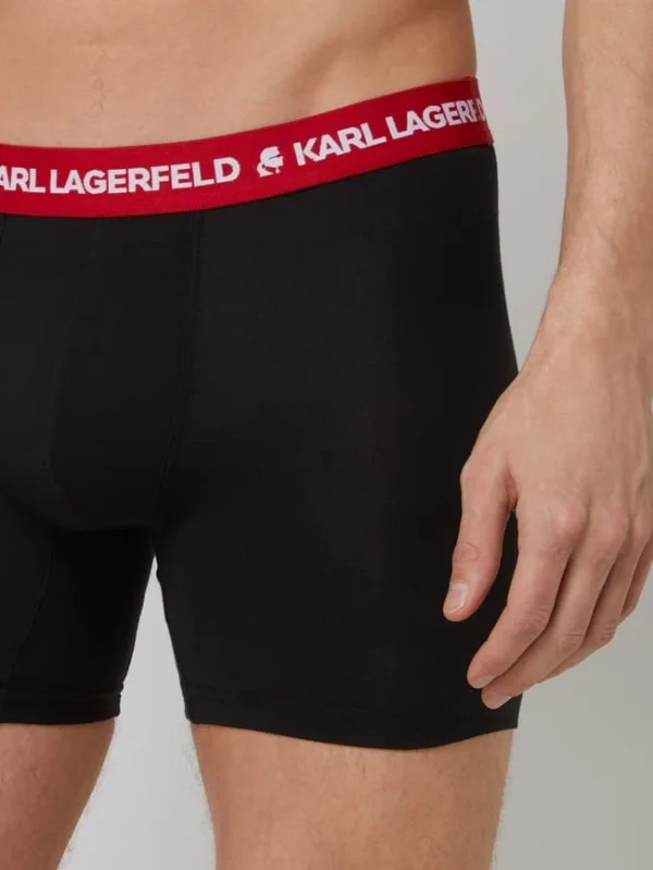 Bester Verkauf ? Karl Lagerfeld Trunks Mit Stretch-Anteil Im 3er-Pack – Schwarz ? 3