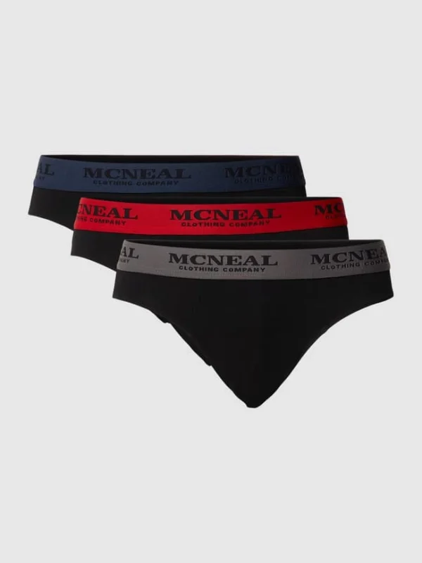 Coupon ? MCNEAL Slip Im 3er-Pack – Metallic Schwarz ? 3