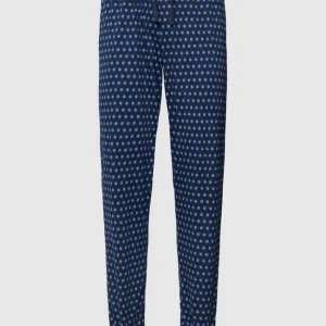 Bester Verkauf ✔️ Schiesser Pyjama-Hose Mit Allover-Muster Modell ‘Mix + Relax’ – Royalblau ? 9