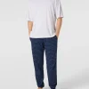 Bester Verkauf ✔️ Schiesser Pyjama-Hose Mit Allover-Muster Modell ‘Mix + Relax’ – Royalblau ? 14