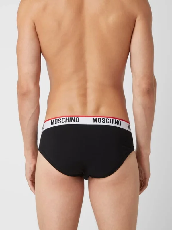 Besorgen ? Moschino Swim + Underwear Slip Mit Stretch-Anteil Im 2er-Pack – Schwarz ? 5