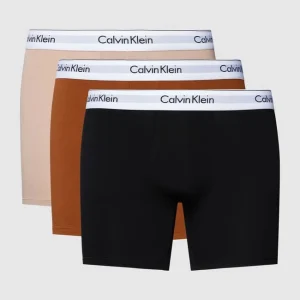 Aktion ? Calvin Klein Underwear Trunks Mit Logo-Bund Im 3er-Pack Modell ‘BOXER’ – Camel ? 8