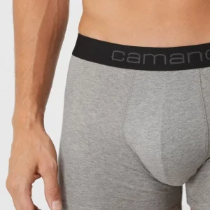 Rabatt ? Camano Trunks Mit Stretch-Anteil Im 2er-Pack – Mittelgrau Meliert ⭐ 9