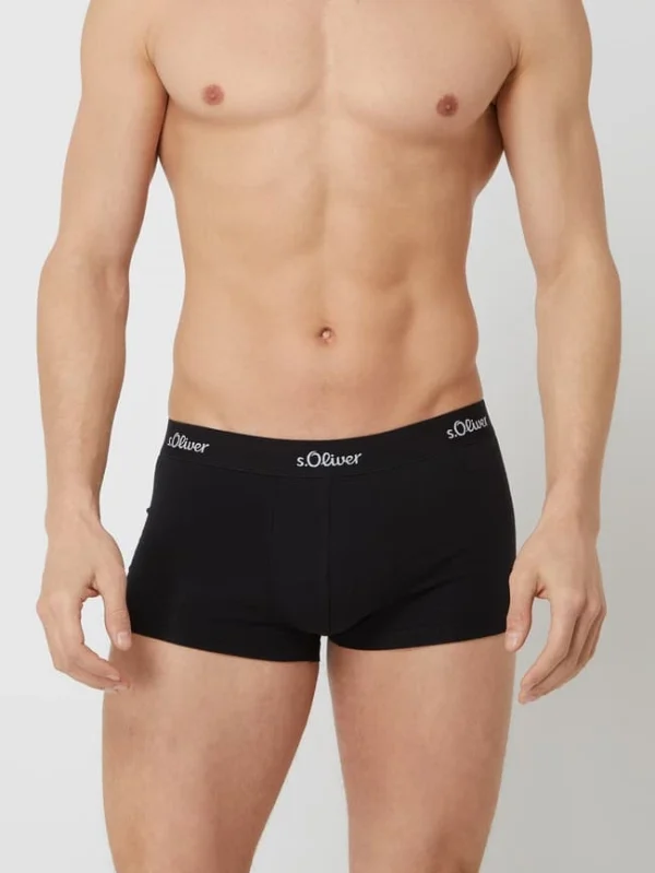 Besorgen ? S.Oliver RED LABEL Trunks Mit Stretch-Anteil Im 3er-Pack – Schwarz ? 4