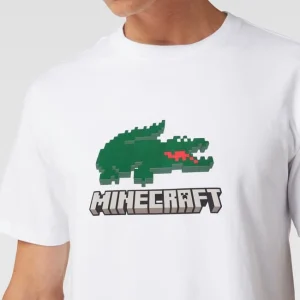 Bestes Angebot ? Lacoste Pyjama Mit Label-Print – LACOSTE Minecraft – Weiß ? 10