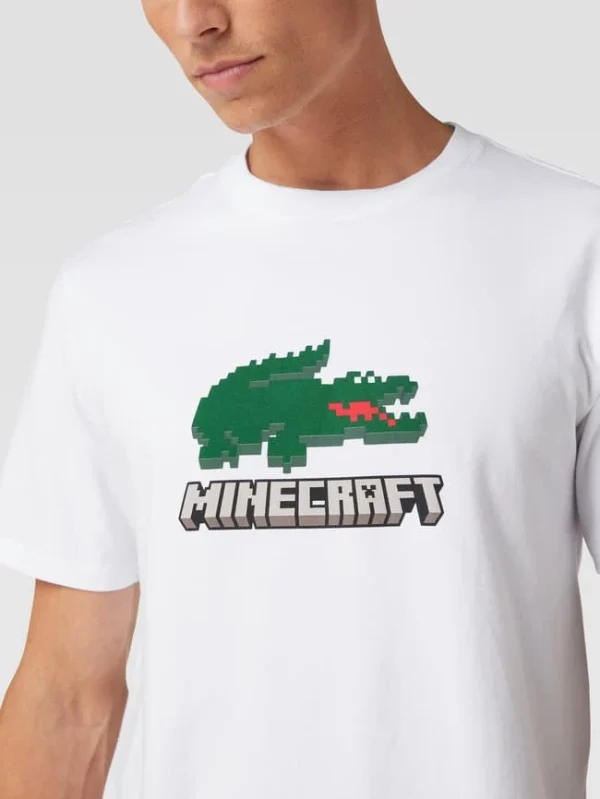 Bestes Angebot ? Lacoste Pyjama Mit Label-Print – LACOSTE Minecraft – Weiß ? 4