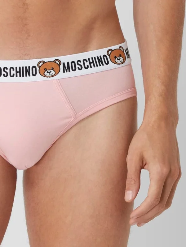 Bester Verkauf ? Moschino Swim + Underwear Slip Mit Stretch-Anteil Im 2er-Pack – Pink ? 3