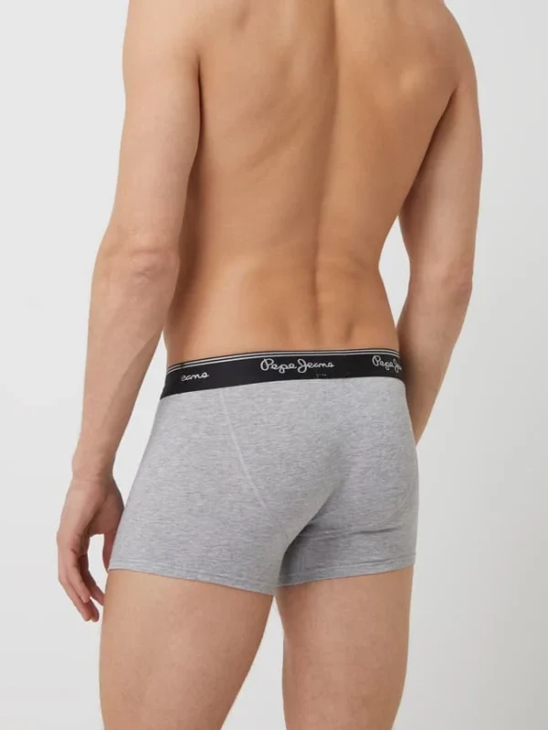 Rabatt ? Pepe ? Jeans Trunks Mit Stretch-Anteil Im 3er-Pack – Mittelgrau Meliert ? 4