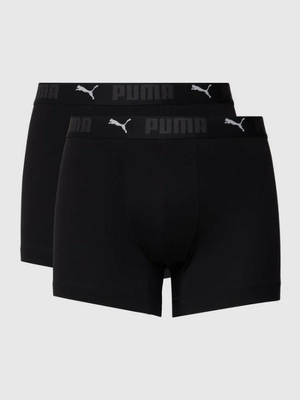 Bestpreis ? Puma Trunks Mit Label-Details Im 2er-Pack – Schwarz ? 3