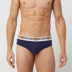 Billig ? Moschino Swim + Underwear Slip Mit Stretch-Anteil Im 2er-Pack – Blau ? 8