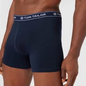 Bestpreis ? Tom Tailor Trunks Mit Label-Schriftzug Im 3er-Pack – Mittelgrau Meliert ? 10