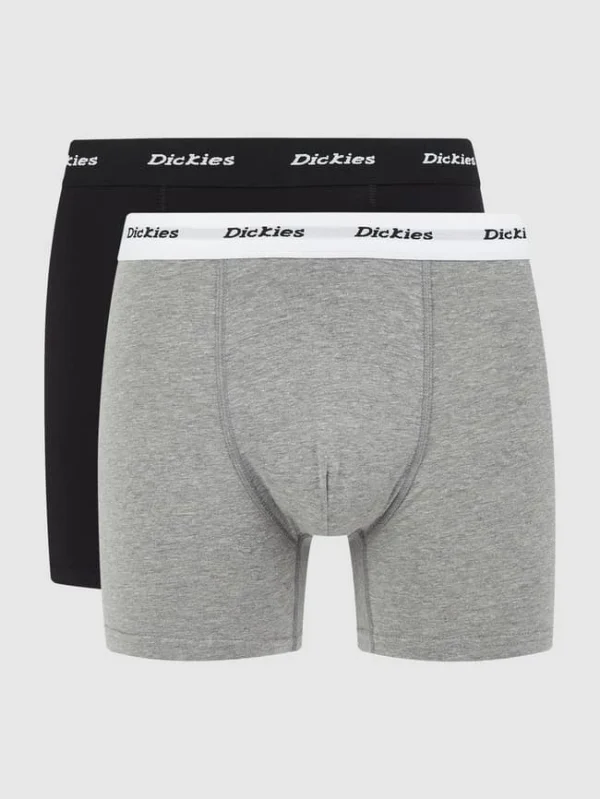 Budget ? Dickies Trunks Mit Stretch-Anteil Im 2er-Pack – Mittelgrau Meliert ? 1