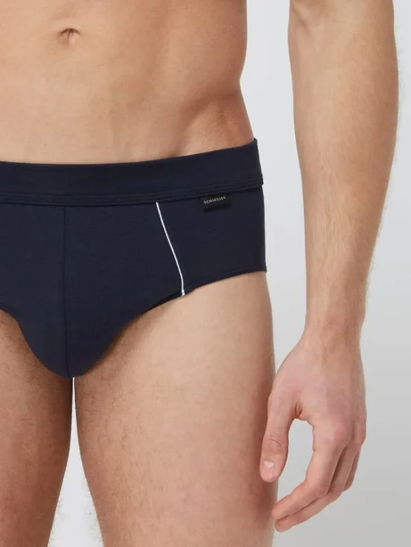 Schlussverkauf ? Schiesser Slip Mit Stretch-Anteil – Dunkelblau ? 3