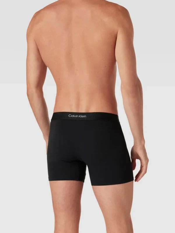 Billig ❤️ Calvin Klein Underwear Trunks Mit Logo-Bund Modell ‘BOXER’ – Schwarz ? 5