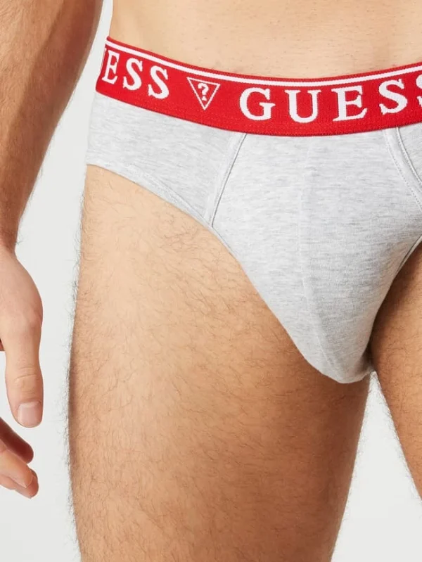 Neu ? Guess Slip Aus Baumwoll-Elasthan-Mix Im 3er-Pack – Schwarz ? 8