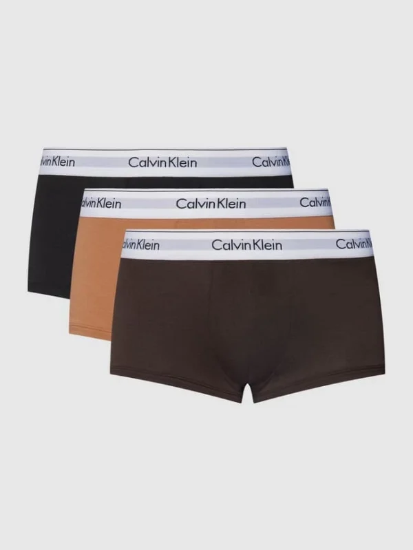 Beste Bewertungen von ? Calvin Klein Underwear Trunks Mit Elastischem Logo-Bund Im 3er-Pack – Dunkelbraun ? 3