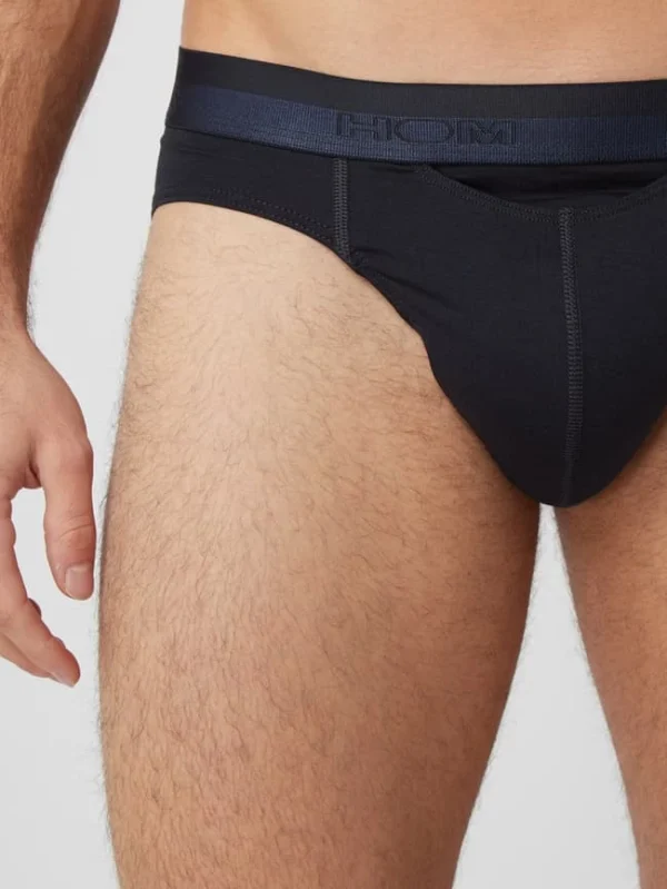 Brandneu ? HOM Slip Mit Stretch-Anteil – Dunkelblau ? 3