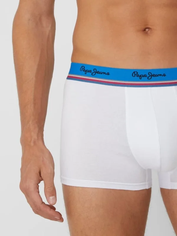 Schlussverkauf ? Pepe ? Jeans Trunks Mit Stretch-Anteil Im 5er-Pack – Mittelgrau Meliert ? 9