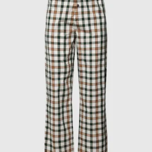 Schlussverkauf ? Tommy Hilfiger Pyjama-Hose Mit Karomuster Modell ‘Ginham’ – Offwhite ? 9