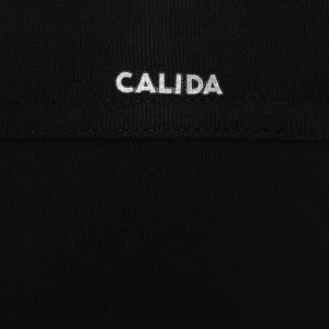 Budget ✔️ Calida Long Johns Aus Single Jersey – Schwarz ? 7