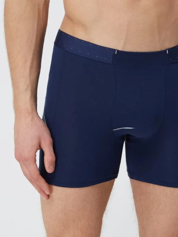 Besorgen ? Sloggi Trunks Mit Stretch-Anteil Im 2er-Pack Modell ‘The 70s Boxing Champ’ – Dunkelblau ? 3