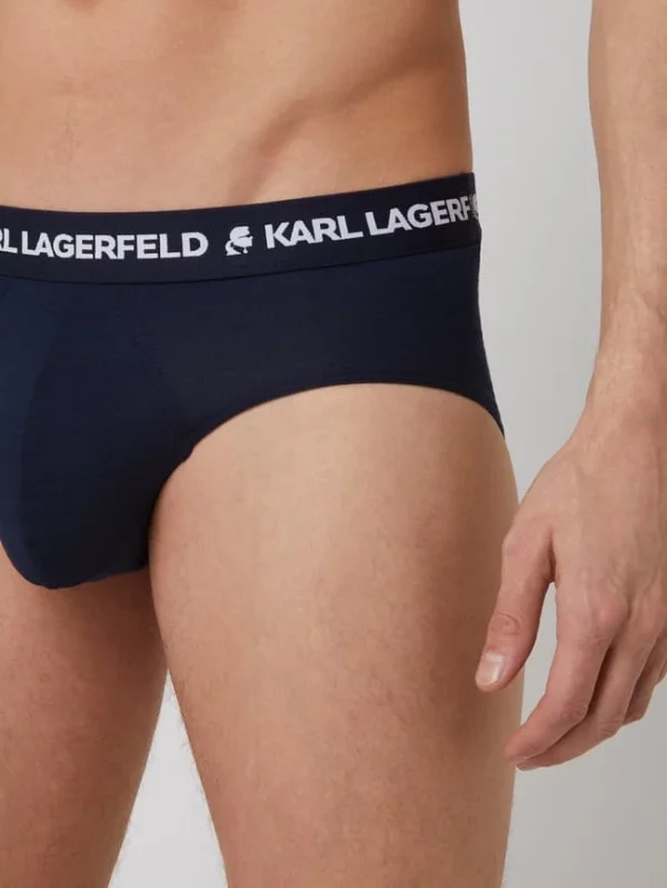 Blitzangebot ? Karl Lagerfeld Slip Mit Stretch-Anteil Im 3er-Pack – Marineblau ❤️ 3