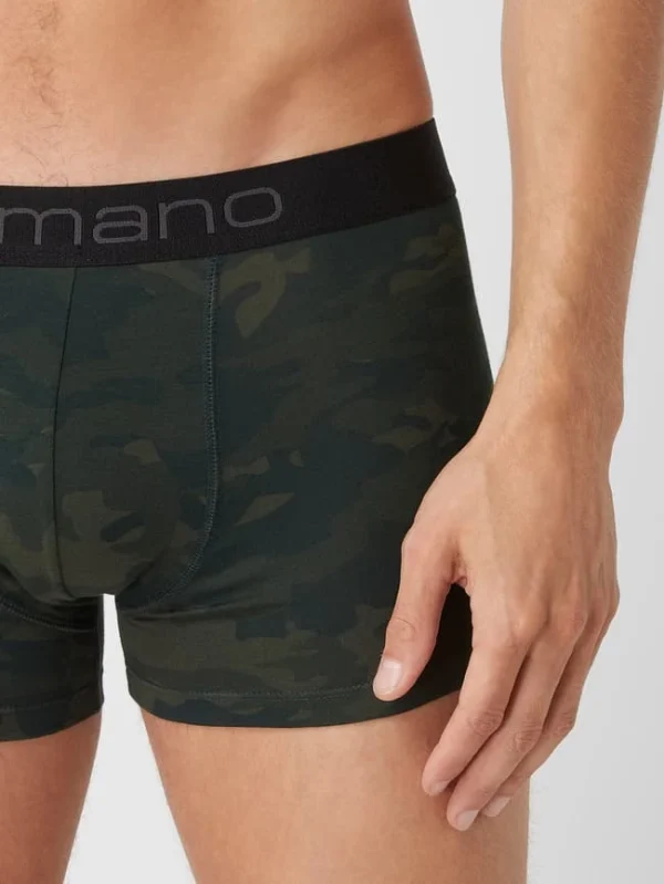 Rabatt ⭐ Camano Trunks Mit Stretch-Anteil Im 2er-Pack – Olivgrün ? 3