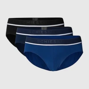 Angebote ? Schiesser Slip Mit Label-Details Modell ‘Rio’ Im 3er-Pack – Blau ✔️ 8