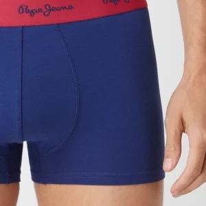 Brandneu ? Pepe ? Jeans Trunks Im 3er-Pack Modell ‘Hud’ – Royalblau ? 14