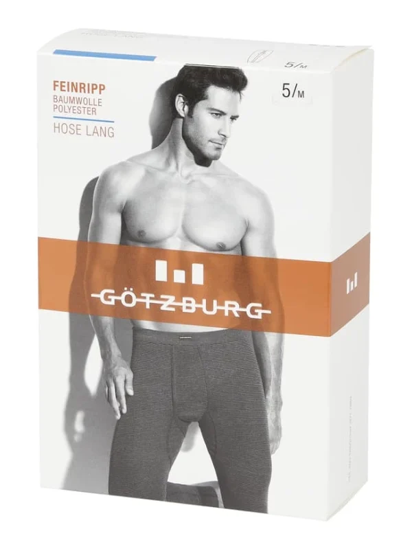 Neu ⭐ Götzburg Wäsche Long Johns Mit Elastischem Bund – Dunkelgrau ✨ 5