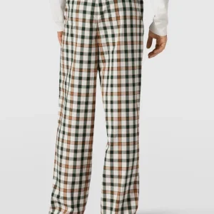 Schlussverkauf ? Tommy Hilfiger Pyjama-Hose Mit Karomuster Modell ‘Ginham’ – Offwhite ? 15