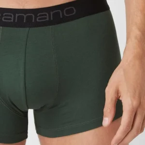 Rabatt ⭐ Camano Trunks Mit Stretch-Anteil Im 2er-Pack – Olivgrün ? 15