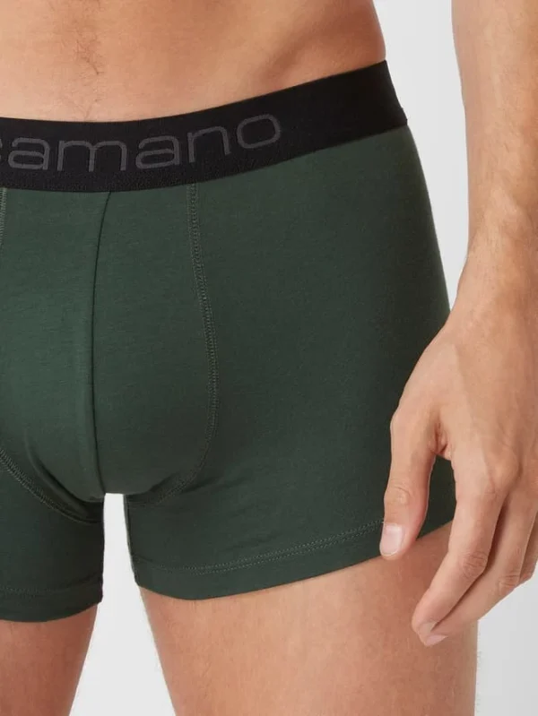 Rabatt ⭐ Camano Trunks Mit Stretch-Anteil Im 2er-Pack – Olivgrün ? 6