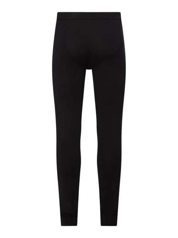 Budget ✔️ Calida Long Johns Aus Single Jersey – Schwarz ? 4