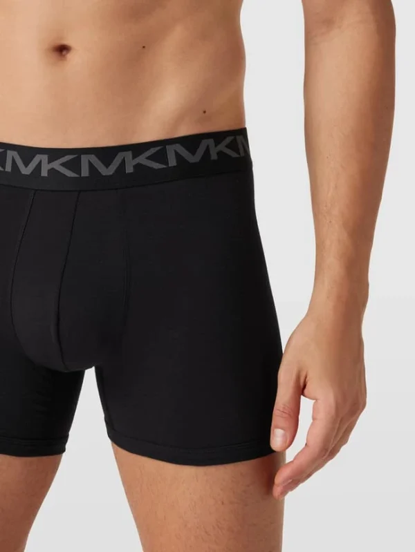 Coupon ? MICHAEL Michael Kors Trunks Mit Logo-Bund Im 3er-Pack Modell ‘STRETCH FACTOR BOXER’ – Schwarz ⭐ 4