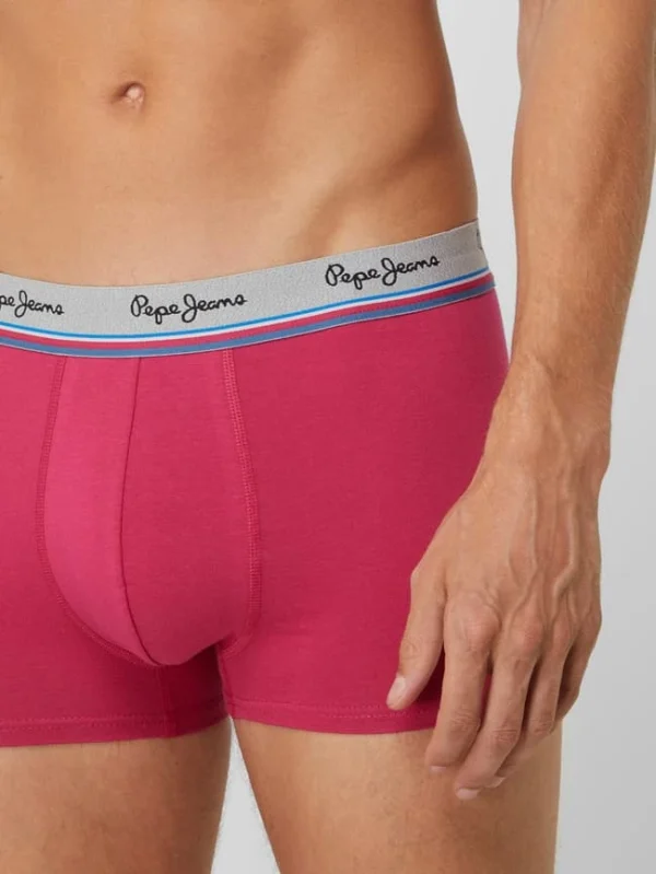 Schlussverkauf ? Pepe ? Jeans Trunks Mit Stretch-Anteil Im 5er-Pack – Mittelgrau Meliert ? 5