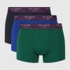 Brandneu ? Ted Baker Trunks Mit Stretch-Anteil Im 3er-Pack – Marineblau ? 14