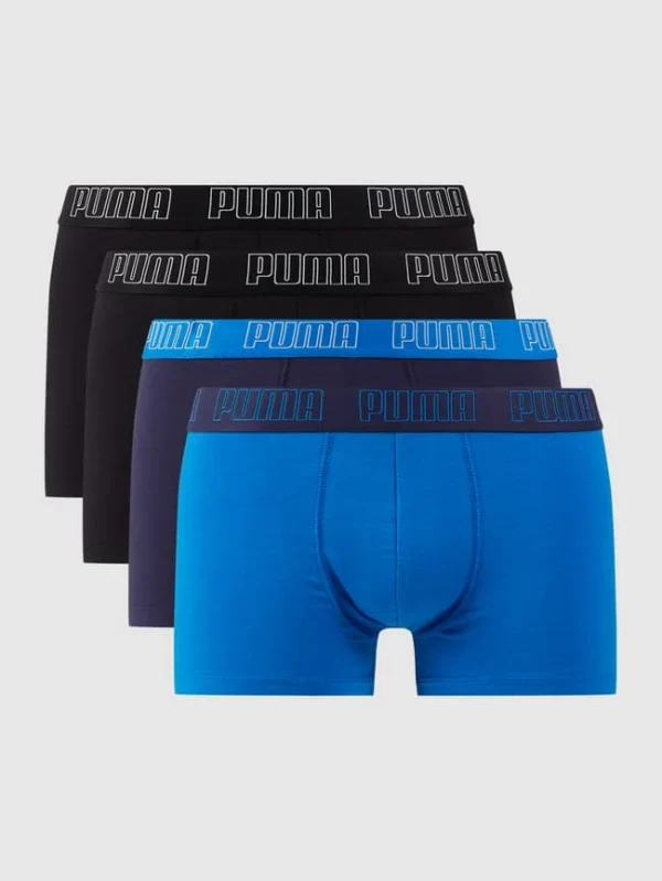 Am billigsten ? Puma Trunks Mit Stretch-Anteil Im 4er-Pack – Royalblau ? 1