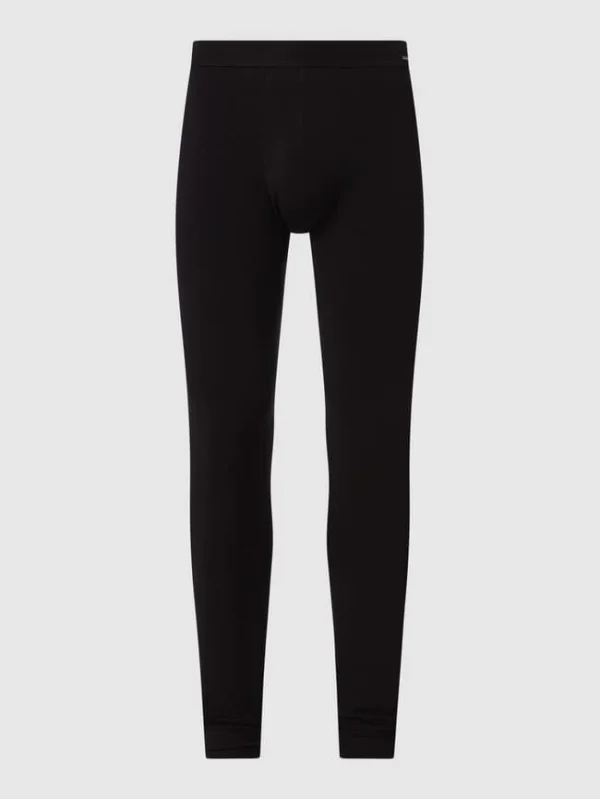 Budget ✔️ Calida Long Johns Aus Single Jersey – Schwarz ? 1