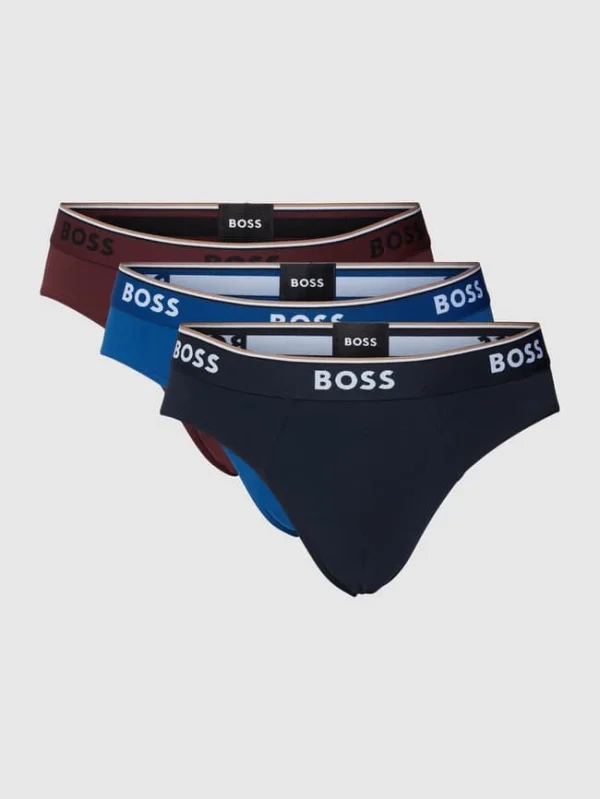 Rabatt ? BOSS Slip Mit Logo-Bund Im 3er-Pack Modell ‘Power’ – Bordeaux Rot ? 3