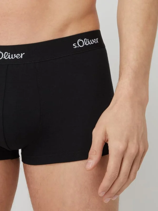 Besorgen ? S.Oliver RED LABEL Trunks Mit Stretch-Anteil Im 3er-Pack – Schwarz ? 3