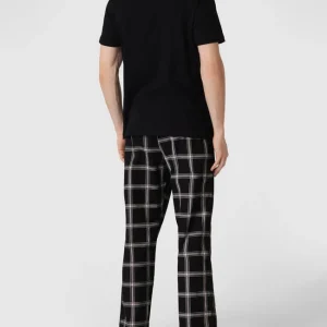 Beste Bewertungen von ? Karl Lagerfeld Pyjama Mit Brand-Schriftzug – Schwarz ❤️ 12