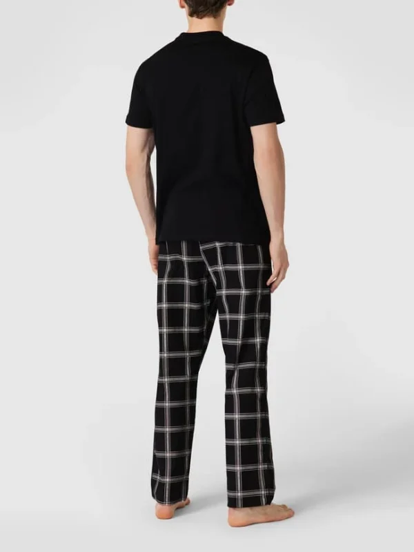 Beste Bewertungen von ? Karl Lagerfeld Pyjama Mit Brand-Schriftzug – Schwarz ❤️ 5