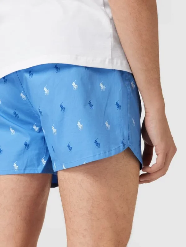 Großhandel ? Polo Ralph Lauren Underwear Pyjama Mit Label-Details – Hellblau ⭐ 4