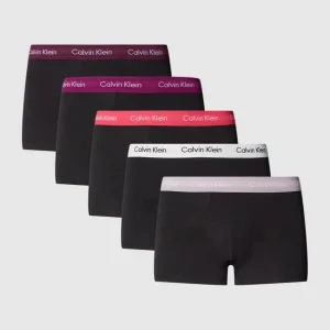 Besorgen ✨ Calvin Klein Underwear Trunks Mit Logo-Bund Im 5er-Pack Modell ‘Low Rise Trunk’ – Schwarz ⌛ 8