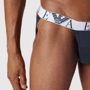 Schlussverkauf ? Emporio Armani Jockstrap Mit Logo-Bund Im 2er-Pack Modell ‘BOLD MONOGRAM’ – Marineblau ? 9