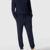 Neu ? Emporio Armani Pyjama Mit Label-Patches – Marineblau ? 19