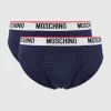 Bestes Angebot ? Moschino Swim + Underwear Slip Mit Stretch-Anteil Im 2er-Pack – Marineblau ✔️ 20