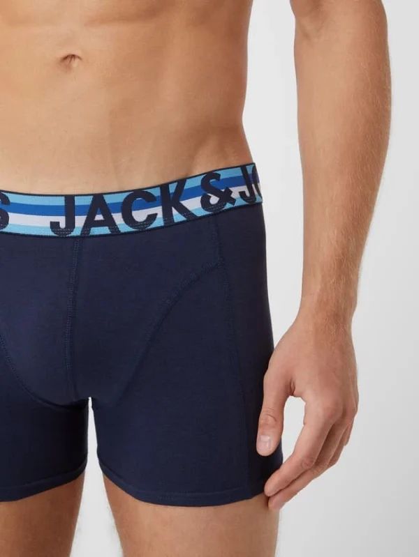 Brandneu ✨ Jack & Jones Trunks Mit Stretch-Anteil Im 3er-Pack Modell ‘Henrik’ – Marineblau ? 4