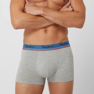 Schlussverkauf ? Pepe ? Jeans Trunks Mit Stretch-Anteil Im 5er-Pack – Mittelgrau Meliert ? 14